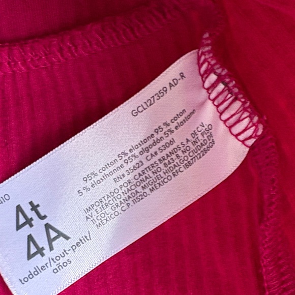 Carter’s Girls Outfit 4t - Picture 4 of 8